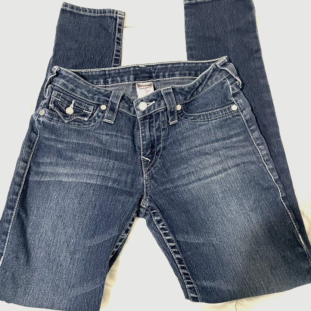 Excellent Condition - True Religion Skinny Jeans – Women’s Size 27 Big SALE!! - Picture 1 of 3